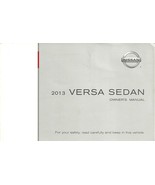 2013 Nissan VERSA SEDAN owner&#39;s owners manual book guide US 13 Latio Almera - £6.26 GBP