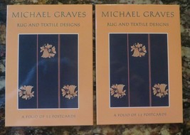 24 Michael Graves Rug &amp; Textile Designs  2 Folios Of Post cards - £12.38 GBP