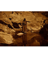 Nature&#39;s Mirror-Navaho 15x22 Hand Numbered Ltd. Edition Curtis indian Ar... - £38.70 GBP