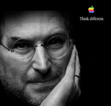 Think Different 22x30 Steve Jobs 2 BIG Art Print Apple iphone &amp; imac creator - £94.42 GBP