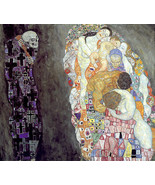 Death and Life 30x44 Hand Numbered Edition Art Deco Print by Gustav Klimt - £118.52 GBP