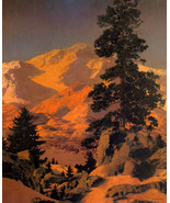New Hampshire Winter 30x44 Maxfield Parrish Art Deco Hand Numbered Edition - £118.52 GBP