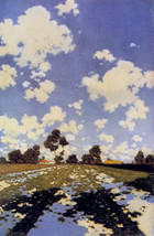Water on a Field 30x44 Hand Numbered Edition Maxfield Parrish Art Deco Print - £120.48 GBP