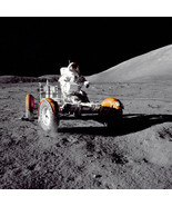 Driving the Moon Rover 22x30 Art Print of NASA Astronaut Hand Numbered E... - £94.16 GBP