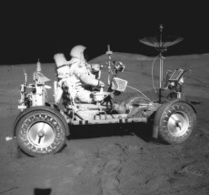 Lunar Roving Vehicle 22x30 Hand Numbered Ltd. Ed. Art Print NASA Moon Astronaut  - £95.09 GBP