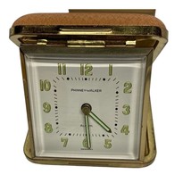 Vintage Phinney Walker Travel Alarm Clock 50th Anniversary in Original Box - £37.31 GBP