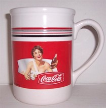 Coca-Cola &quot;Lady With A Coke Bottle&quot; Collectible Ceramic Coffee Mug By Gibson - £17.72 GBP