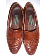 Cole Haan Men&#39;s leather loafers Orange Tan Brown Comfort Shoes SZ 8 M - $88.75 CAD