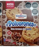3X GAMESA VANILLA & PECAN COOKIES ( GALLETAS POLVORONES CON NUEZ ) 3 OF 432g EA - $36.62