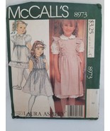 McCall&#39;s Laura Ashley Pattern 8973 Children&#39;s Jumper Petticoat Blouse Si... - £7.78 GBP