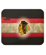 Hot Chicago Black Hawks 7 Mouse Pad for Gaming with Rubber Backed - £7.62 GBP