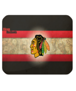 Hot Chicago Black Hawks 7 Mouse Pad for Gaming with Rubber Backed - $9.69