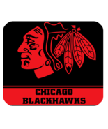 Hot Chicago Black Hawks 9 Mouse Pad for Gaming with Rubber Backed - $9.69