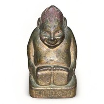 Antique Cast Iron Billiken Good Luck Coin Bank A.C. Williams Patent No. 39603 - £39.37 GBP