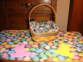 Longaberger 1998 Small Stained Easter Basket - £17.92 GBP