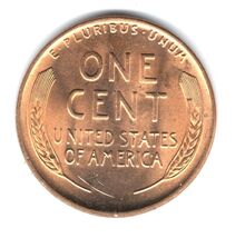 1942 UNCIRCULATED Lincoln Wheat Cent RED - Actual Coin Shown - $4.28