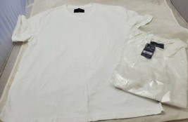 Two New! Lucky Brand Los Angeles Men’s T Shirt Size Medium Short Sleeve White - £4.01 GBP