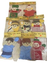 Vintage Potholders Collection NEW Set Lot 8 Clown Tennis Player Girl Boy... - £43.09 GBP