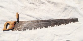 Vintage Two Handle Timber Logging Saw 47 1/8&quot; Long (Barn) - £58.17 GBP