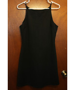 High Neck Knee Length Black Dress - Size 11/12 - $9.99
