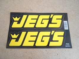 Set of 2 JEG&#39;S Sticker Decals 8.5&quot; x 2.5&quot; - £3.67 GBP