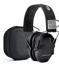 Shooting Electronic Hearing Protection Noise Cancelling Ear Muffs NRR 23 db - £55.15 GBP