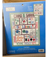 2006 Candamar Designs Card Shark Counted Cross Stitch *NEW* ff1 - $276.06 MXN