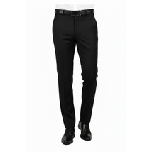 Men's Levent Serez Turkish Suit Super 160's Italian Wool 22289 Jet Black image 5