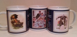 Set of 3 Vintage Saturday Evening Post Collection by Norman Rockwell Mug... - $9.95
