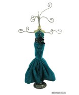 Teal Green Dress Mannequin Jewelry Holder Stand NIB - £23.96 GBP