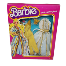 Vintage 1979 Mattel Barbie Designer Originals Golden Glamour Outfit Shoes # 1412 - $312.55