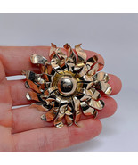 Antique Sterling Silver Flower Pin Sun Flower Floral Brooch ART DECO 193... - €93,33 EUR