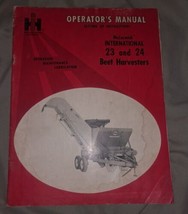 Mckormick INTERNATIONAL NO. 23 And 24 Beet Harvestor Operators Manual - $32.71