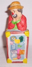 Emmett Kelly Jr Ceramic Clown &quot;With His Luggage By Flambro- Signed - £77.70 GBP