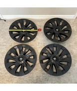 Tesla Hub Cap Wheel Cover Cap 20” Inch Rim Matte Black (set Of 4) - $148.09 CAD