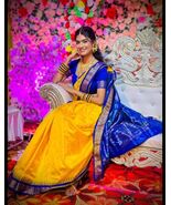 Sambalpuri saree dolabedi style saree odiya silk with blouse piece weddi... - $310.20