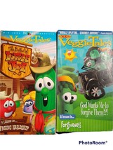 VeggieTales lot of 2- God Wants Me to Forgive Them, Ballad of little Joe... - £8.49 GBP