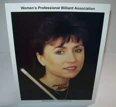 Darlene Stinson Womens Professional Billiard Signed Autograph Photo Pool... - $18.62