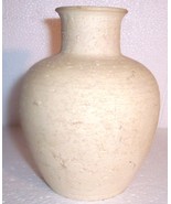 FLAVIA MONTELUPO BEIGE COLORED CERAMIC VASE ITALY - $483.53