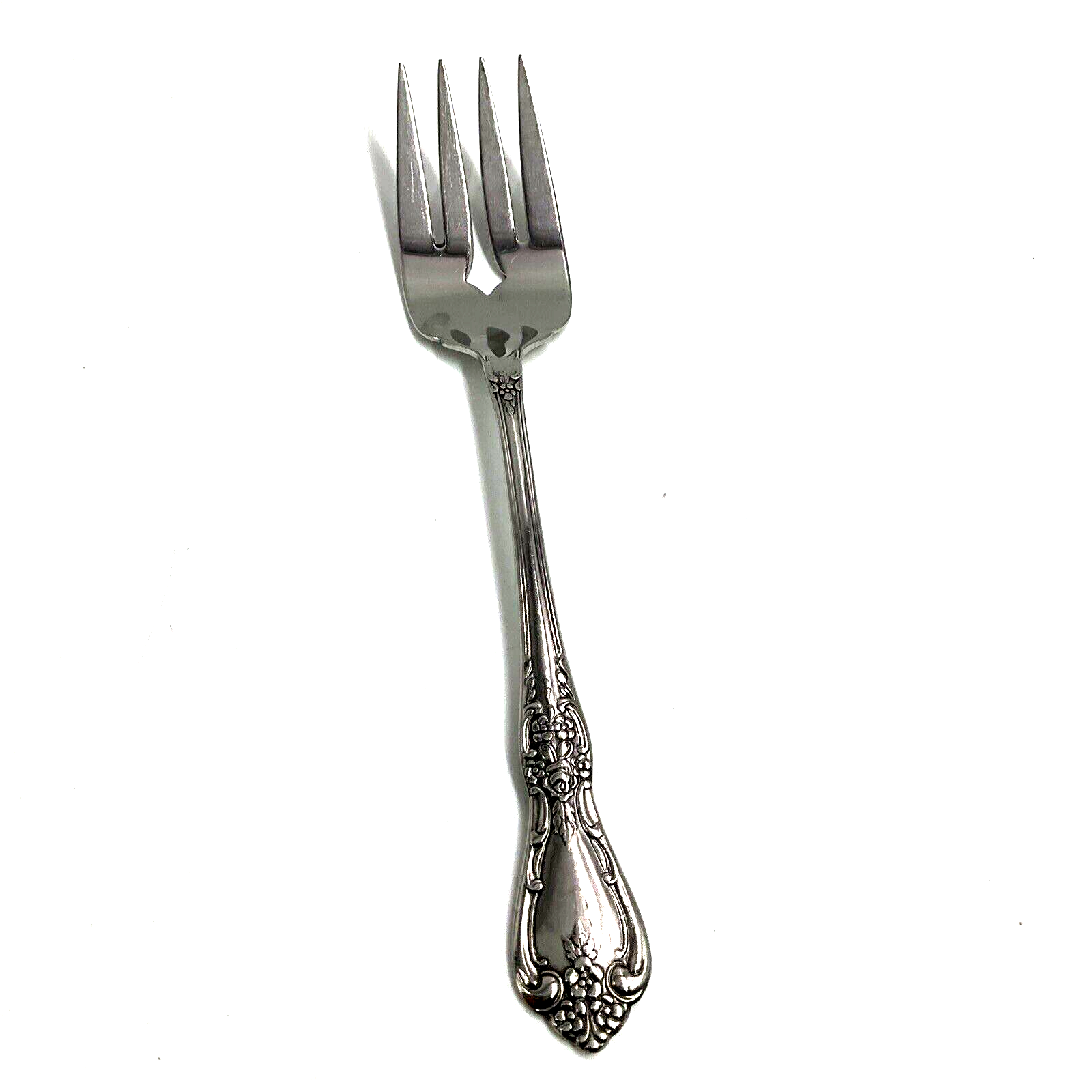Oneida KENNETT SQUARE Stainless Deluxe Glossy Flatware Cold Meat Fork EU... - $9.89