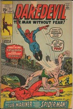 Daredevil #77 ORIGINAL Vintage 1971 Marvel Comics Spiderman Sub Mariner - £39.56 GBP