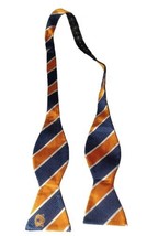 Auburn University Tigers Aubie Men&#39;s Bow Tie Suit Casual Fun Silk College Stripe - £12.02 GBP