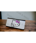 Women&#39;s Trifold Wallet - Hello Kitty Peace Sign Design - $472.26 MXN