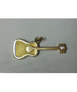 10K Yellow Gold Diamond Guitar Pendant Charm Music Miniature 3.7g O C Ta... - $129.99