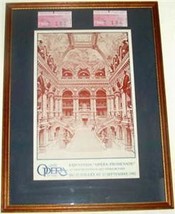 FRANCE 1982 OPERA NATIONAL DE PARIS POSTER TICKET STUBS - $191.64