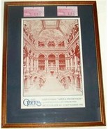 FRANCE 1982 OPERA NATIONAL DE PARIS POSTER TICKET STUBS - $191.64