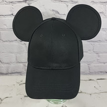 Cake Worthy Disney Hat With Mickey Mouse Ears Black Strapback Baseball C... - $19.79