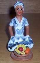 Frazier Ceramic Jamaica Pottery Woman Ackee Figurine - £73.95 GBP