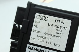 2004-2008 AUDI S4 A4 SEDAN FRONT DRIVER LEFT SIDE WINDOW REGULATOR MOTOR H1020 image 11