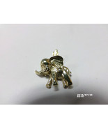 14k Yellow Gold Baby Elephant Pendant 2.5g Very Nice 7/8&quot; Tall Large Bail - $2,474.94 MXN